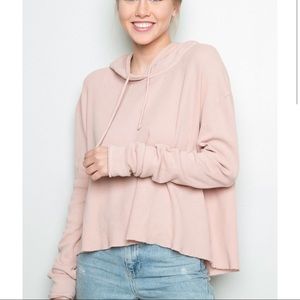 pink brandy melville hoodie